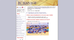 Desktop Screenshot of bcmanage.be